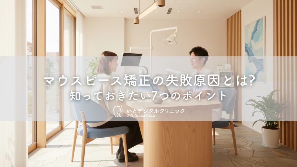 マウスピース矯正の失敗原因とは?〜知っておきたい7つのポイント